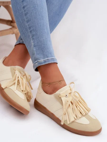 Tenisky Boto s třásněmi žluté