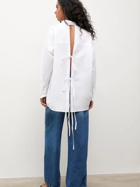 Answear.LAB cămașă pentru femei din alb