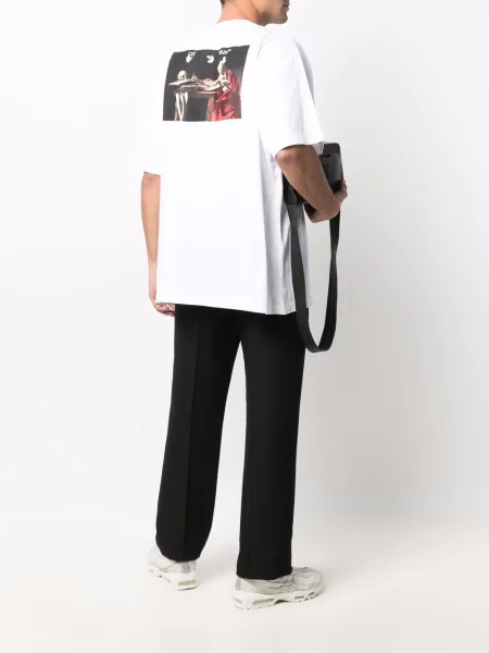 Marškinėliai Off-white balta