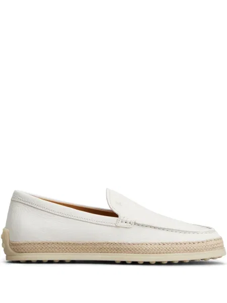 Pantofi loafer Tod's din piele alb