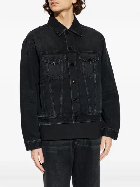 Geacă de blugi Balmain negru