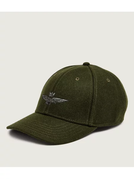 Aeronautica Militare Baseball sapka gyapjú hozzáadásával zöld