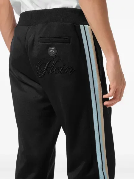 Pantaloni Philipp Plein cu dungi negru