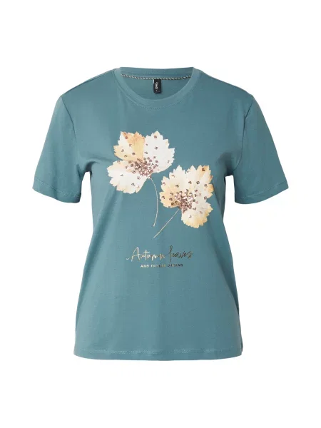 ONLY Tricou ONLKita deschis / auriu / verde bej