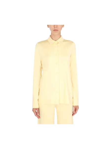 Koszula Jil Sander żółta