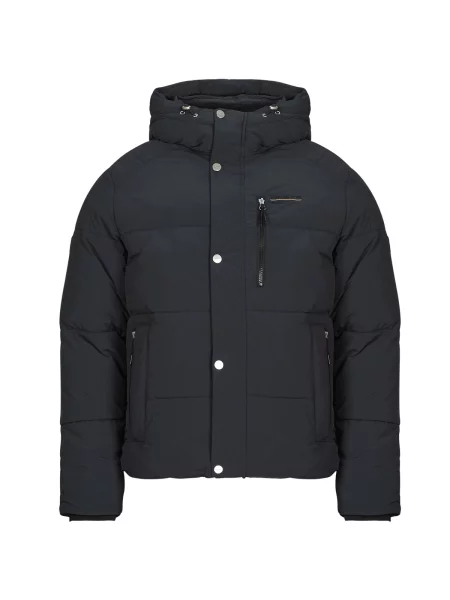 Puhovka Jack & Jones s kapuco črna