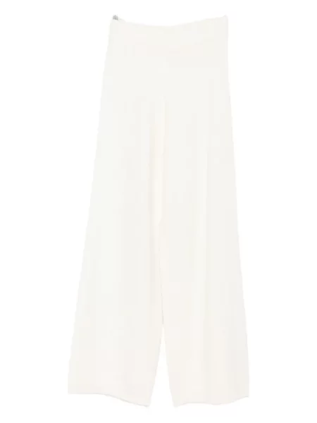 Pantaloni Fabiana Filippi de lână alb