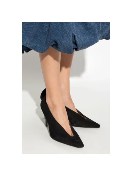 Czółenka Balenciaga skórzana czarna