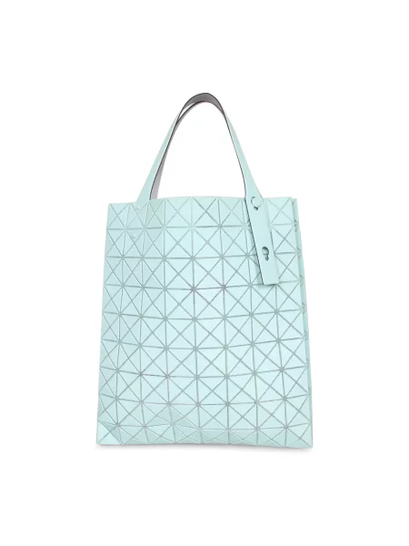 Torebka Issey Miyake w geometryczne wzory niebieska