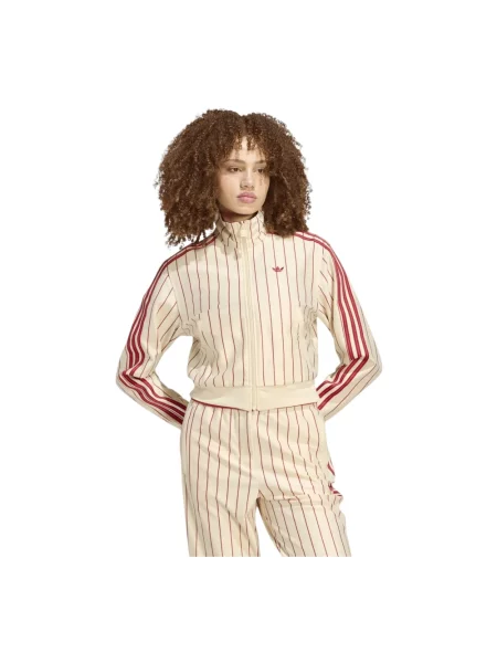 Bluza rozpinana o kroju regular fit z opcją dwustronnego noszenia i haftami z logo Adidas Originals biała