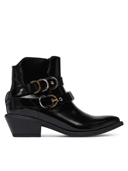 Botine PINKO Ankle Boot Box Calf negru