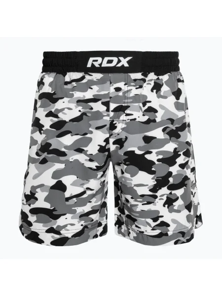 Мъжки тренировъчни шорти RDX camo сиво