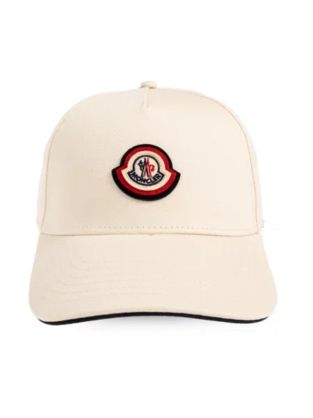 Czapka z daszkiem Moncler beżowa
