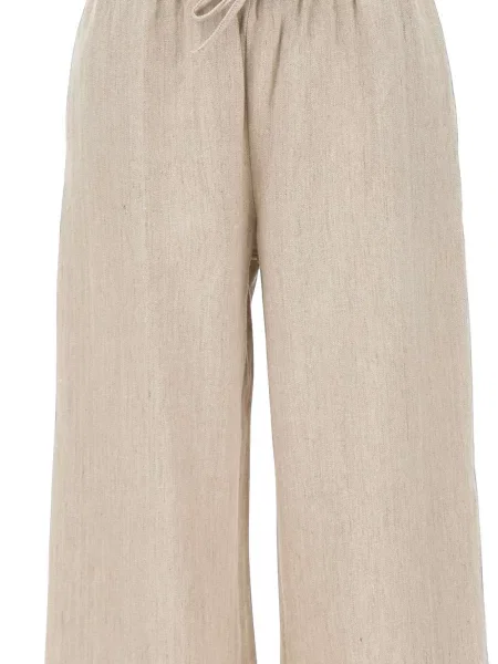 Pantaloni palazzo Jcsophie cu cordon
