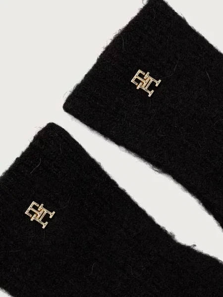 Tommy Hilfiger Mănuși Elevated cu adaos de lână negru