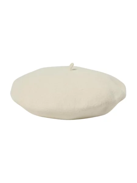 Czapka Borsalino wełniana z logo biała