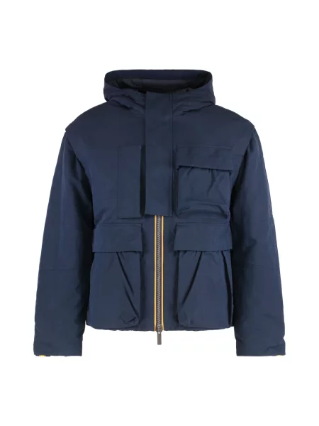 Krótka parka K-way niebieska