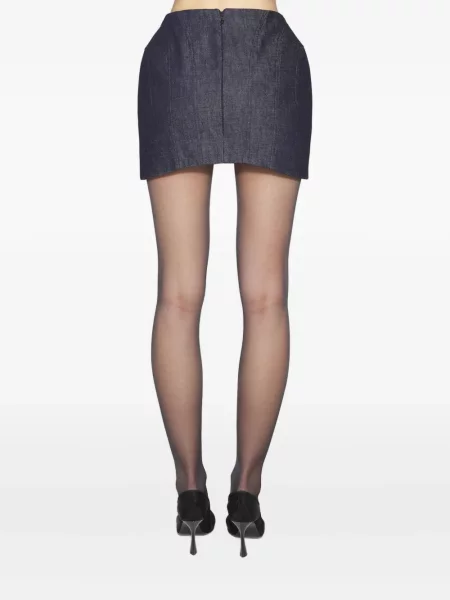 Φούστα τζιν Mugler μπλε