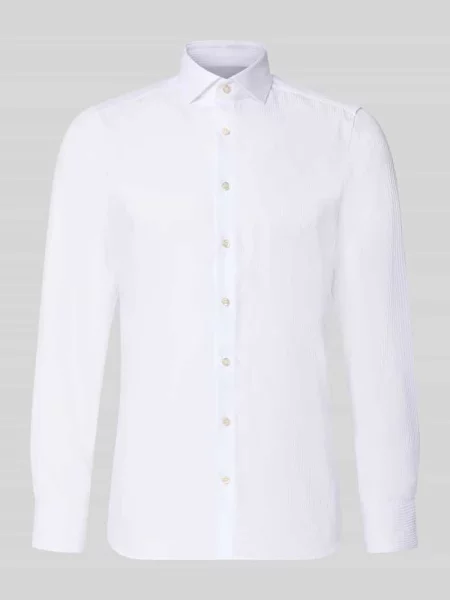 Body Koszula biznesowa o kroju slim fit z mieszanki bawełny Olymp Level 5 biała