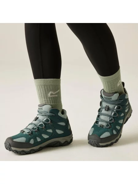 Buty trekkingowe wysokie z membraną Edgepoint IV zielone