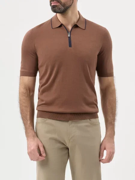Поло Gran Sasso коричневое