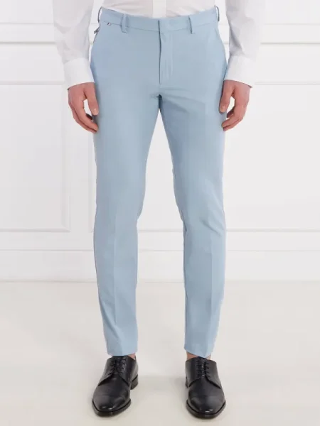 BOSS BLACK Pantaloni chino negru