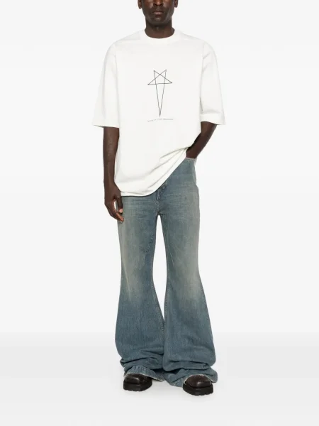 Тениска Rick Owens Drkshdw бяло