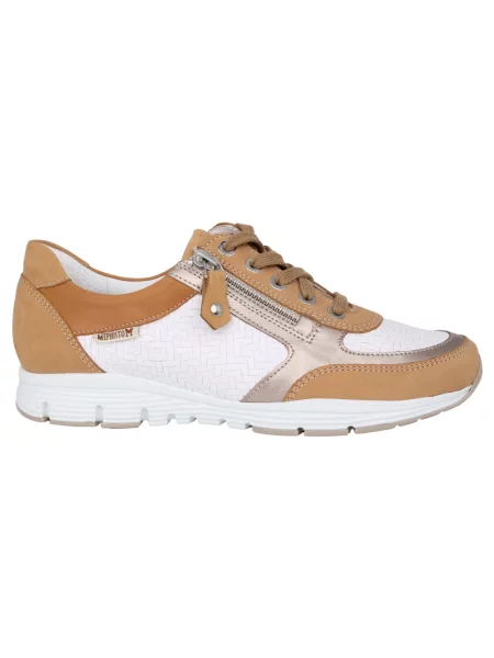 Sneakersy Mephisto skórzane beżowe
