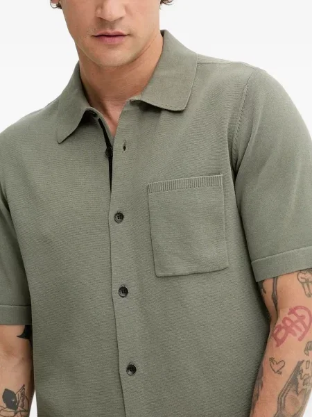 Cămașă Rag & Bone tricotate verde