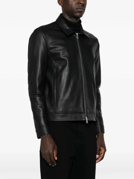 Geanta de piele Arma negru