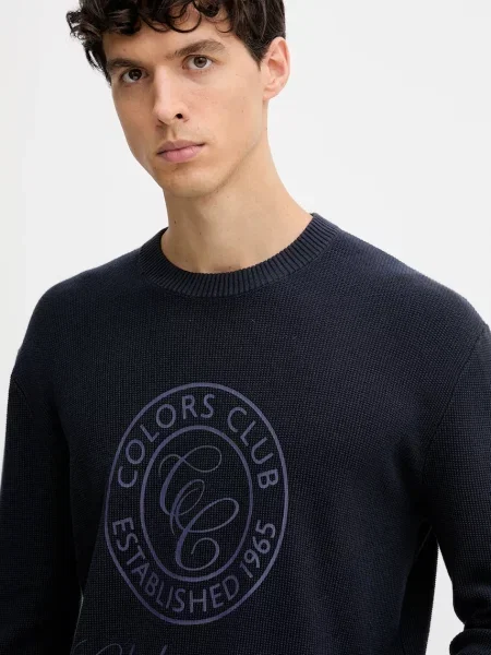 Светр United Colors of Benetton легкий синій