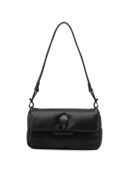 Oxford Kurt Geiger London din țesătură twill negru