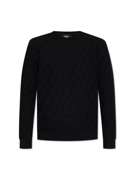 Sweter Fendi czarny
