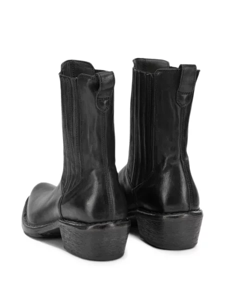Cizme scurte Moma din piele negru
