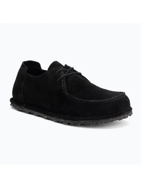 Topánky BIRKENSTOCK Utti Lace Suede Leather Narrow black čierna