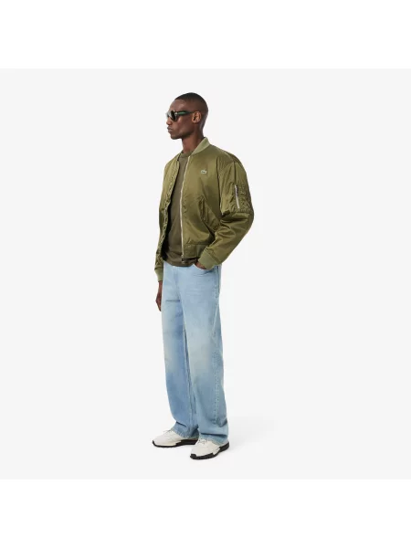 Lacoste T-Shirt Z Jerseyu Z Wielokolorowymi Nadrukami zielony