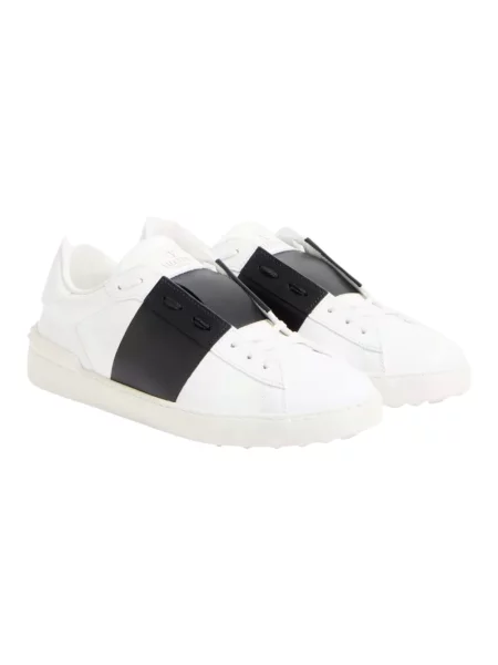 Sneakersy Valentino Open skórzane białe