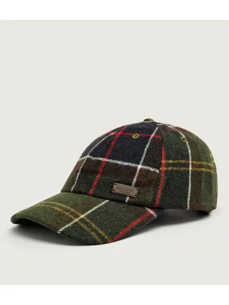 Barbour Șapcă baseball Galingale cu adaos de lână verde