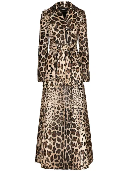 Trenci Dolce & Gabbana cu imagine cu model leopard