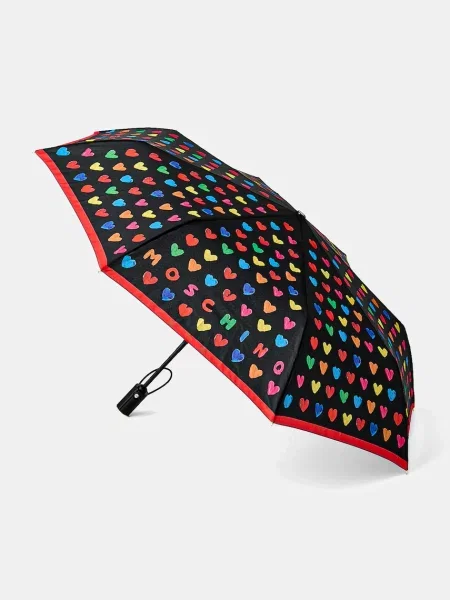 Moschino umbrela automată pentru femei negru