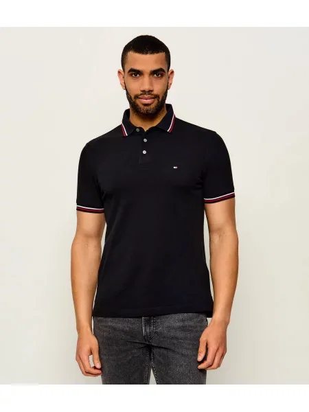 Tommy Hilfiger Tenisz póló fekete