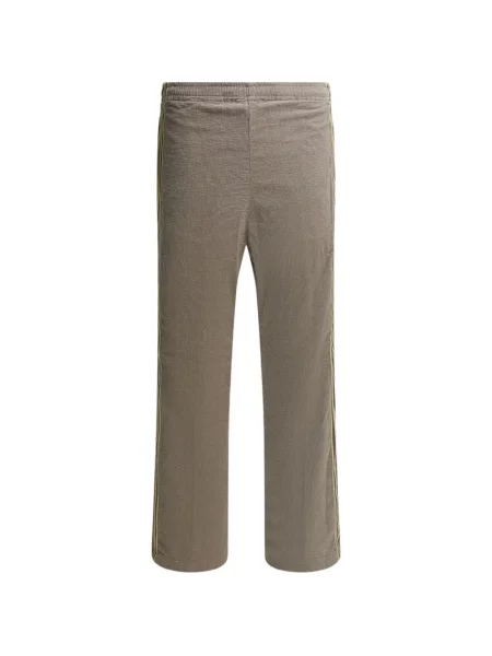 Pantaloni Kapital cu dungi cu aplicații gri
