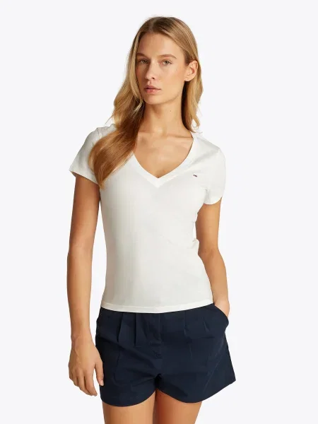 Tommy Jeans Tričko biela