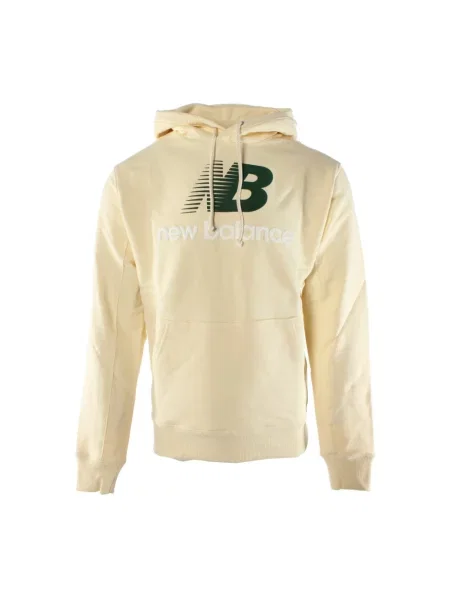 Bluza z kapturem New Balance beżowa