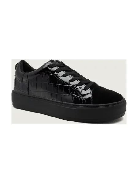 Kurt Geiger Bőr tornacipő LANEY fekete