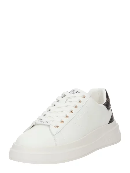 GUESS Nízke tenisky ELBA čierna biela