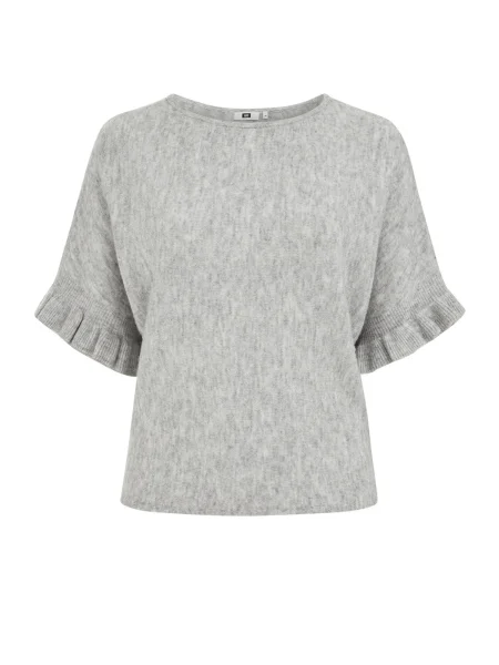 WE Fashion Pulover deschis gri