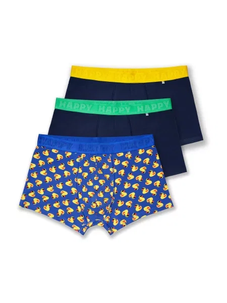 Happy Socks Boksarice Rubber Duck / marine / rumena / zelena modra
