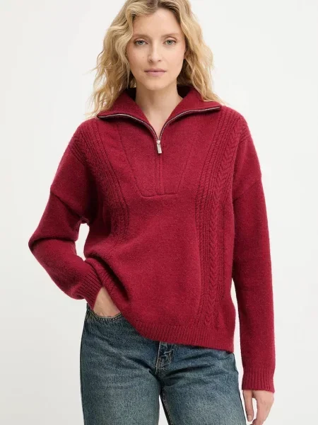 Светр з кашеміром Answear.LAB гольф червоний