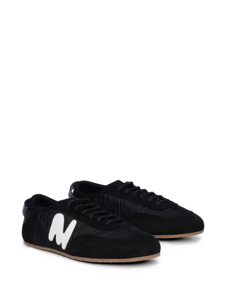 Sneakerși Msgm cu autograf negru